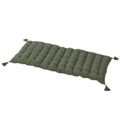 EMINZA Matelas de sol gaze de coton (60 x 120 cm) Gaïa Vert romarin New