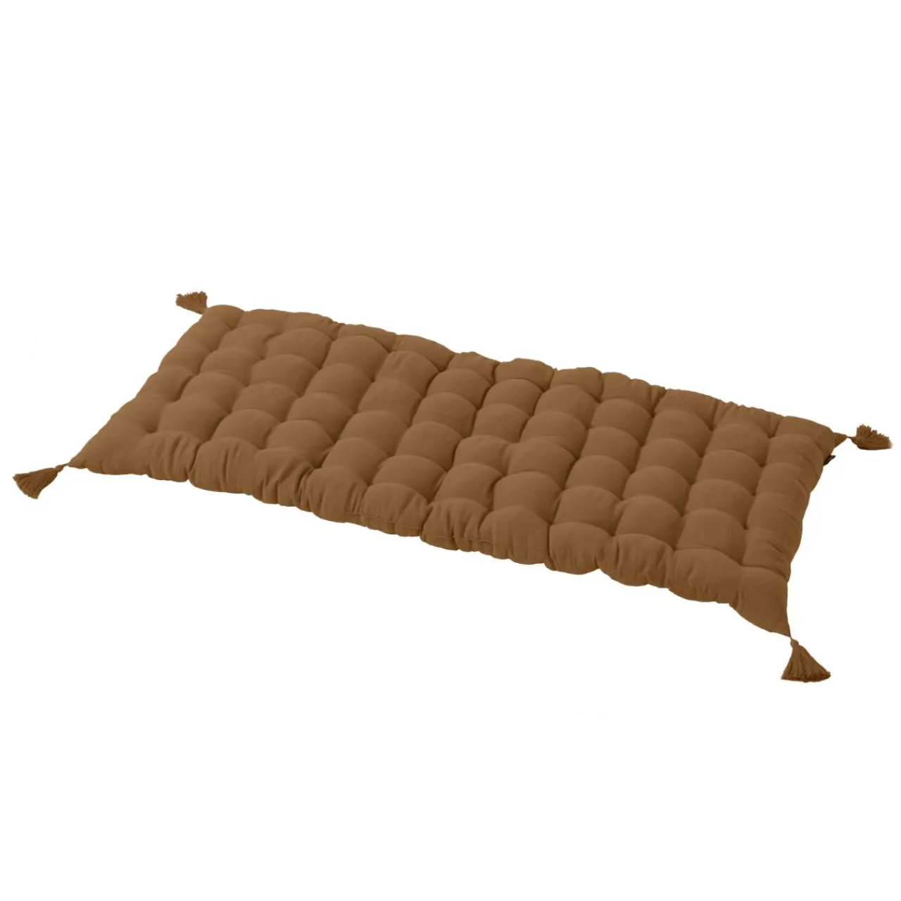 EMINZA Matelas de sol gaze de coton (60 x 120 cm) Gaïa Camel Clearance