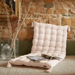 EMINZA Matelas de sol gaze de coton (60 x 120 cm) Gaïa Rose poudré Discount