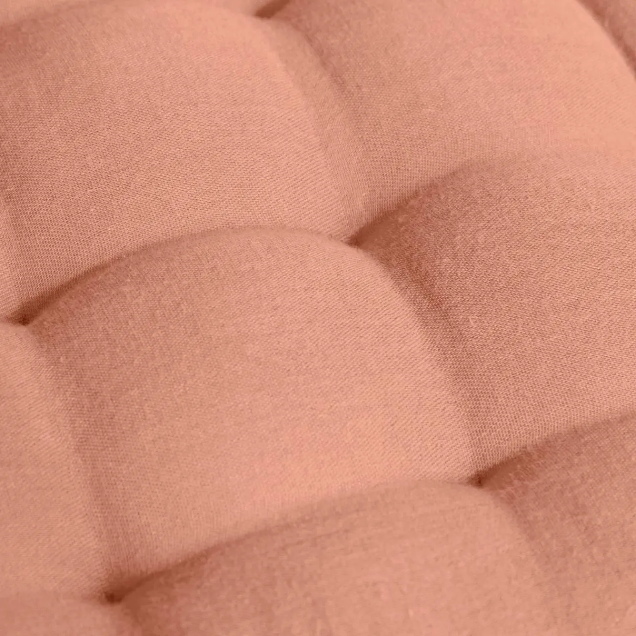 EMINZA Matelas de sol gaze de coton (60 x 120 cm) Gaïa Rose Pêche New
