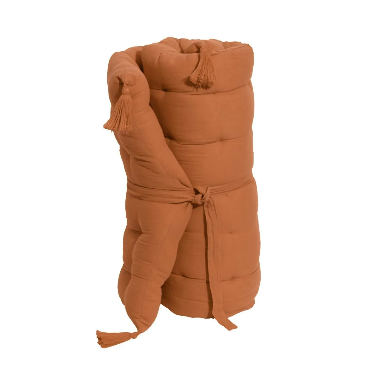 EMINZA Matelas de sol gaze de coton (60 x 120 cm) Gaïa Abricot Outlet