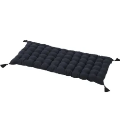 EMINZA Matelas de sol gaze de coton (60 x 120 cm) Gaïa Bleu nuit Sale