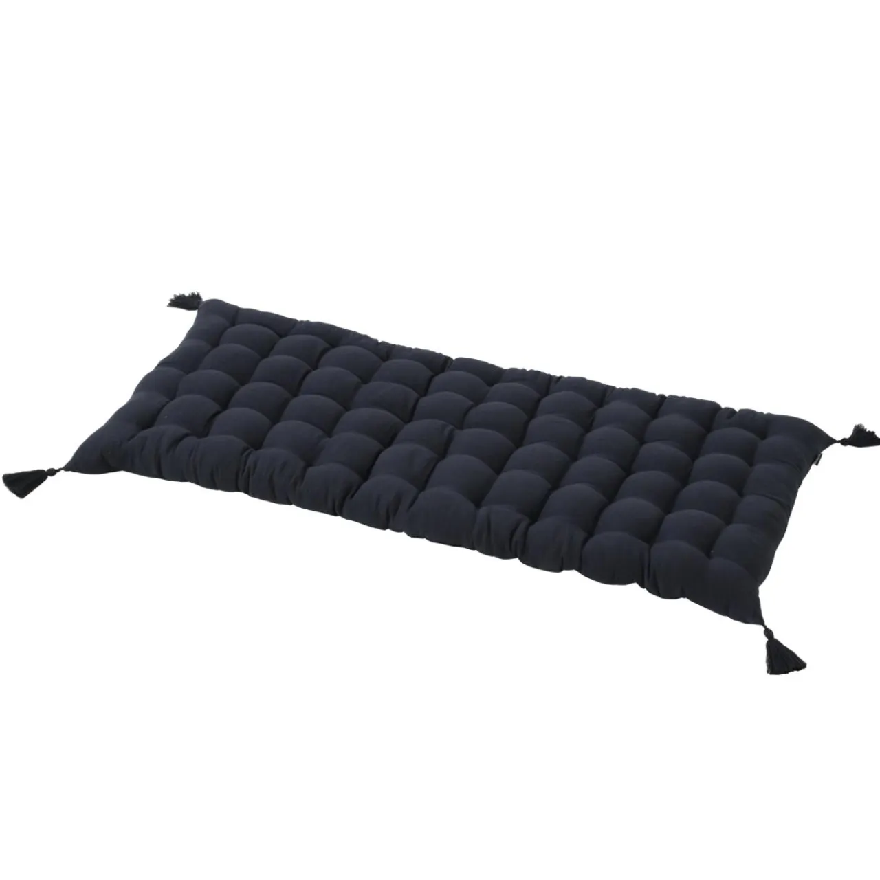 EMINZA Matelas de sol gaze de coton (60 x 120 cm) Gaïa Bleu nuit Sale
