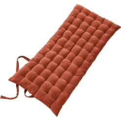 EMINZA Matelas de sol velours de coton (60 x 120 cm) Victor Terracotta