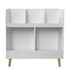 EMINZA Meuble de rangement enfant bois 5 cases (H70 cm) Hector Blanc Outlet