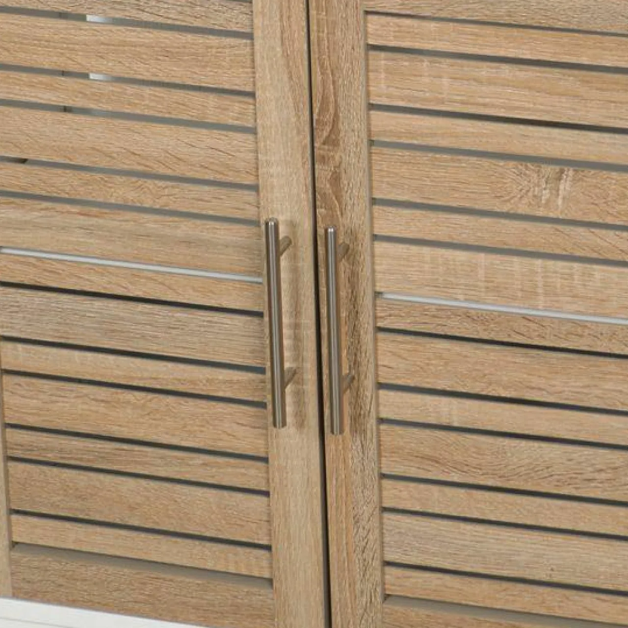 TENDANCE Meuble dessous lavabo (60 x H70 cm) Stockholm Bois New