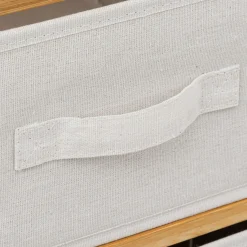 5 Five Simply Smart Meuble rangement paniers 6 niveaux (66 x H78.5 cm) Tidy box Ecru Clearance