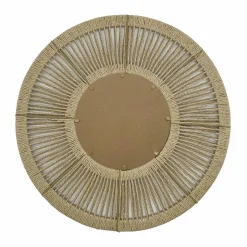 EMINZA Miroir mural rond en corde (D60 cm) Suva Naturel Discount