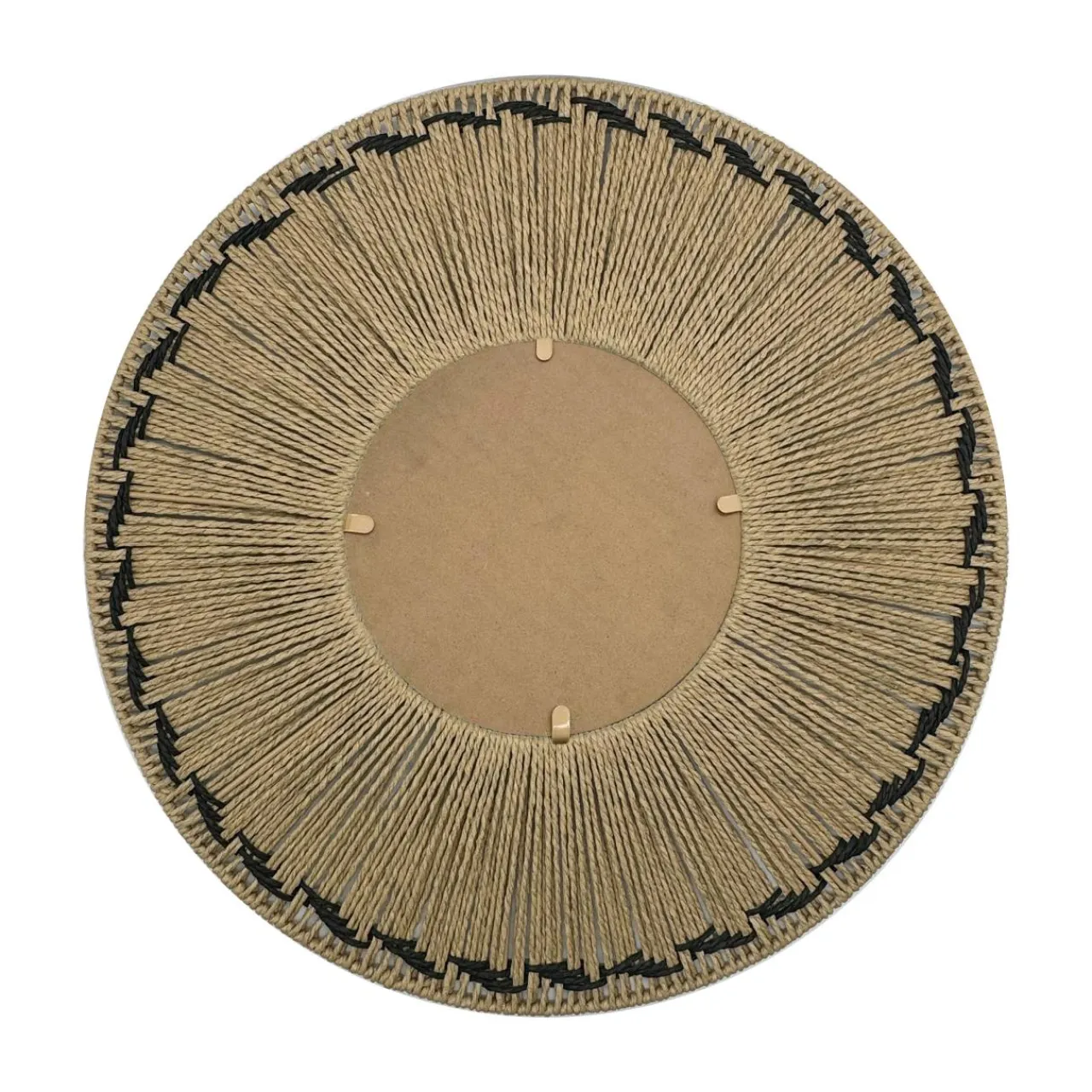 EMINZA Miroir mural rond en corde (D65 cm) Tuvalu Naturel Clearance