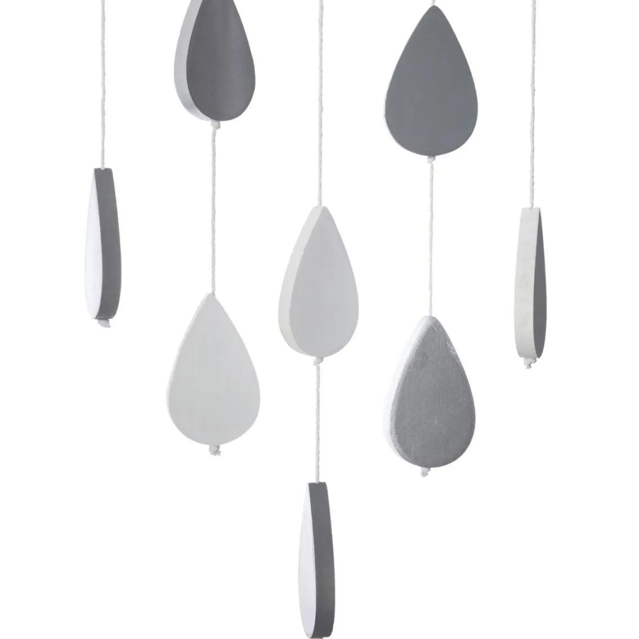 Atmosphera createur d'interieur for kids Mobile bébé bois et coton (H57.5 cm) Nuage Gris Hot