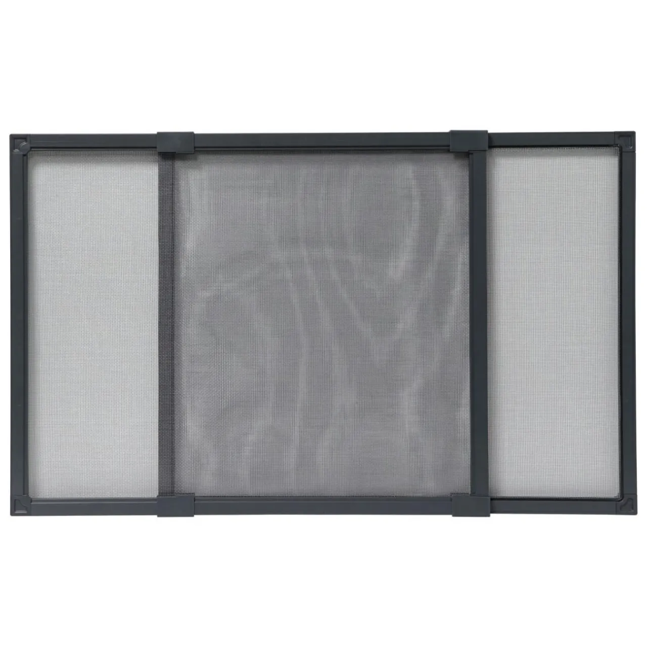 LUANCE Moustiquaire fenêtre à cadre extensible (50/90 x 40 cm) Moustyk Gris New
