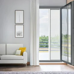 LUANCE Moustiquaire porte fenêtre enroulable latérale (140 x 230 cm) Moustyk Blanc Outlet