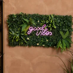 Atmosphera, cru017dateur d'intu017drieur Mur végétal carré (50 x 50 cm) Jungle Vert Clearance