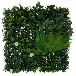 Atmosphera, cru017dateur d'intu017drieur Mur végétal carré (50 x 50 cm) Jungle Vert Clearance