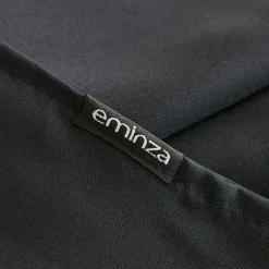 EMINZA Nappe carrée anti tache (100 x 100 cm) Elise e Noir Hot