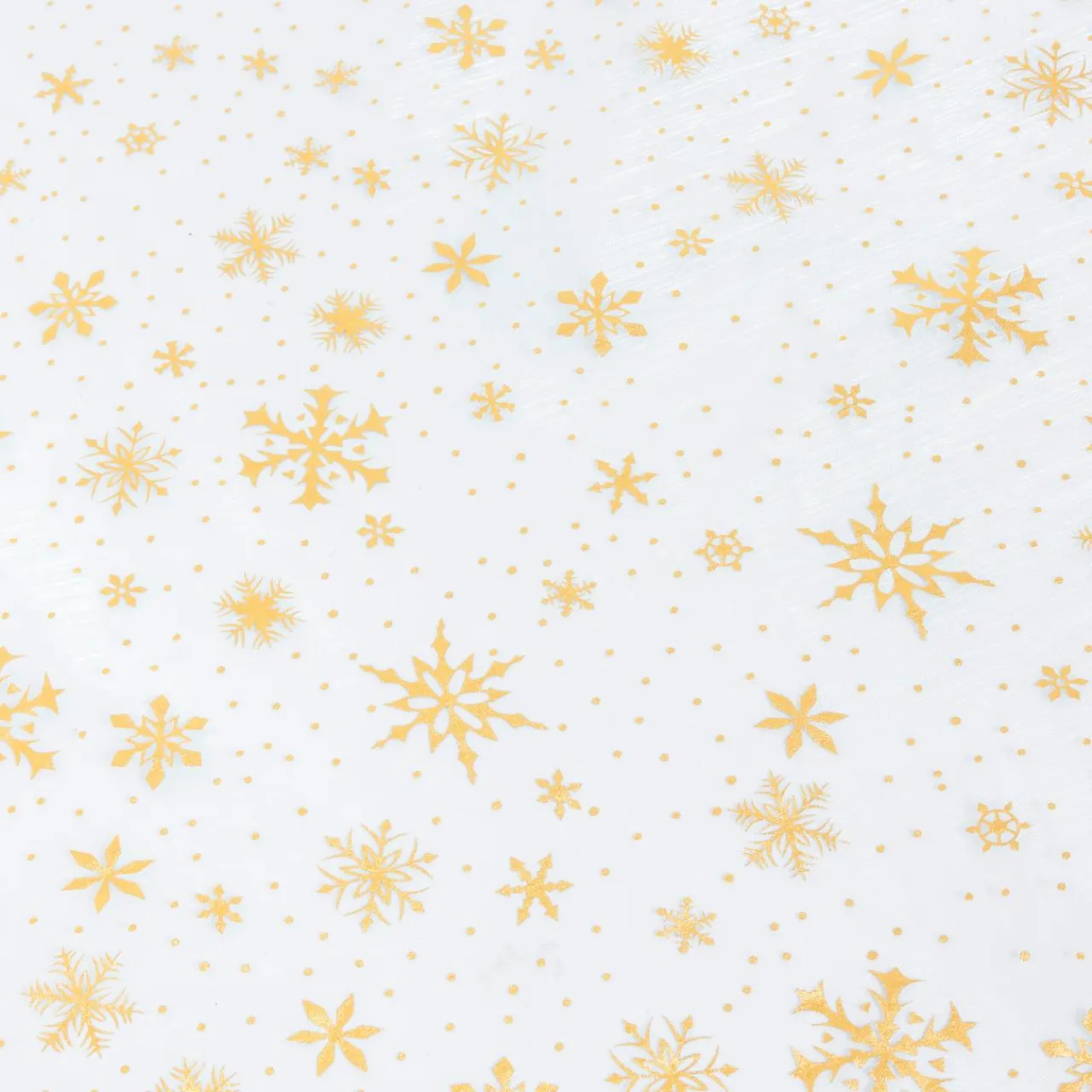 JJA Nappe de Noël rectangulaire (140 x 360 cm) Flocon de neige Blanc Best