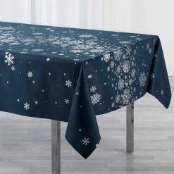 DOUCEUR D'INTERIEUR Nappe de Noël rectangulaire (150 x 300 cm) Constellation Bleu Clearance