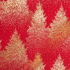 Feeric Lights & Christmas Nappe de Noël rectangulaire (140 x 360 cm) Sapin Rouge Hot