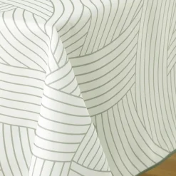 DOUCEUR D'INTERIEUR Nappe rectangulaire anti tache (150 x 240 cm) Linea he Blanc Hot