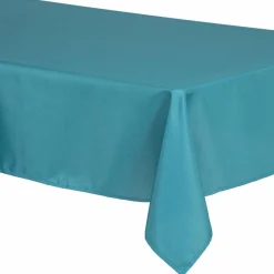 ATMOSPHERA Nappe rectangulaire anti tache (140 x 240 cm) Mina Bleu canard New