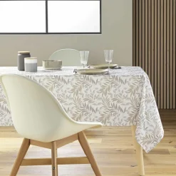 douceur d'intu017drieur Nappe rectangulaire anti tache (145 x 240 cm) Nedelia Beige Sale