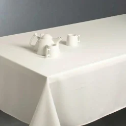 ATMOSPHERA Nappe rectangulaire anti tache (140 x 240 cm) Lina Ivoire