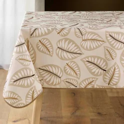DOUCEUR D'INTERIEUR Nappe rectangulaire anti tache (150 x 240 cm) Alma Beige Best