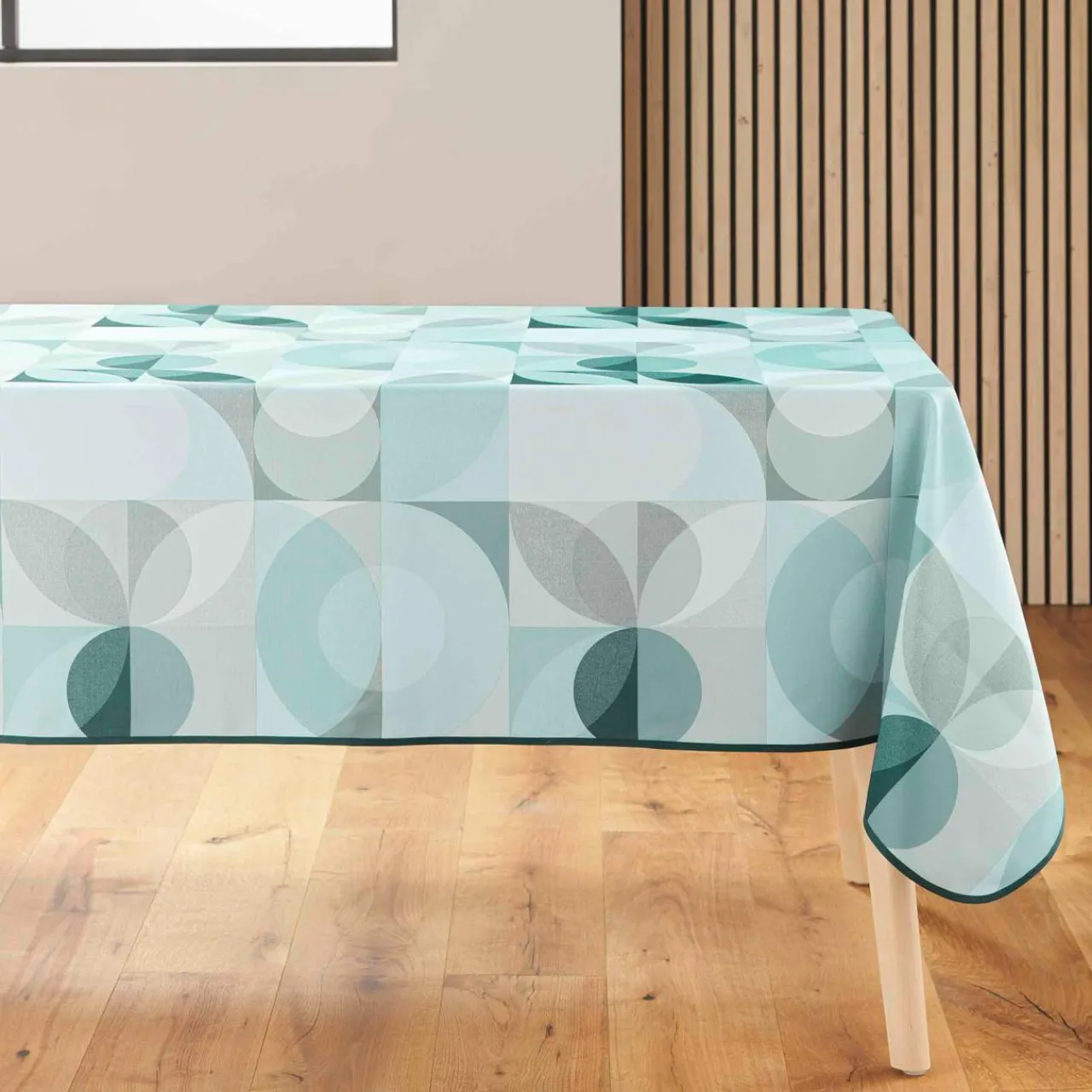 douceur d'intu017drieur Nappe rectangulaire anti tache (150 x 240 cm) Tessouro Vert sauge Clearance