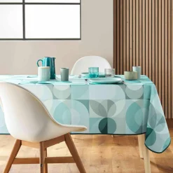 douceur d'intu017drieur Nappe rectangulaire anti tache (150 x 240 cm) Tessouro Vert sauge Clearance