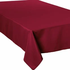 ATMOSPHERA Nappe rectangulaire anti tache (150 x 300 cm) Lina Rouge Bordeaux