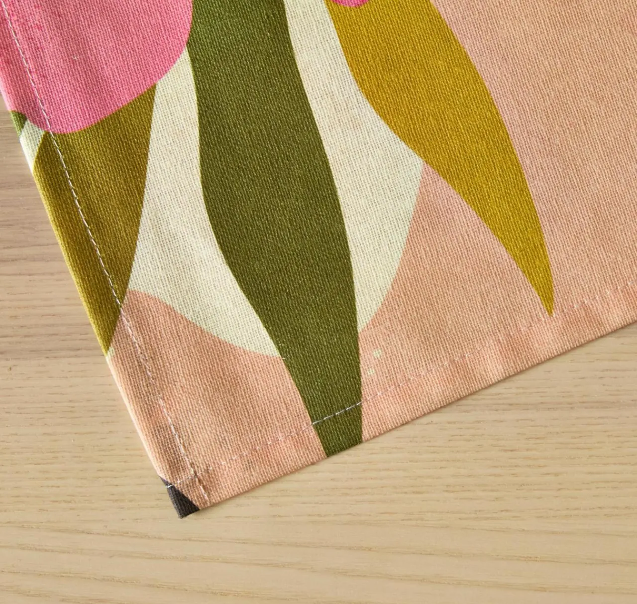 EMINZA Nappe rectangulaire coton enduit (150 x 350 cm) Rio Multicolore Discount