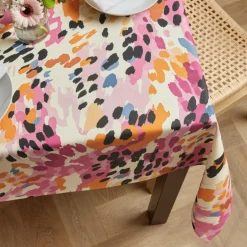 EMINZA Nappe rectangulaire coton enduit (150 x 350 cm) Mowgli Multicolore Clearance