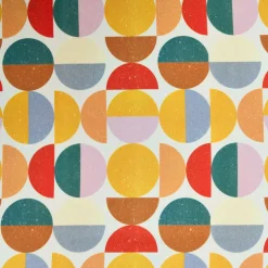 EMINZA Nappe rectangulaire coton enduit (150 x 250 cm) Brooklyn Multicolore Discount