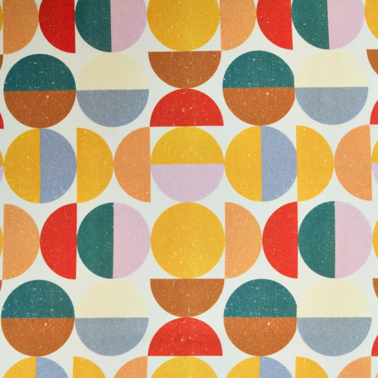 EMINZA Nappe rectangulaire coton enduit (150 x 250 cm) Brooklyn Multicolore Discount