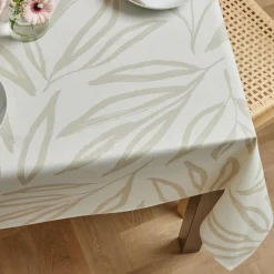 EMINZA Nappe rectangulaire coton enduit (150 x 250 cm) Galice Beige Sale