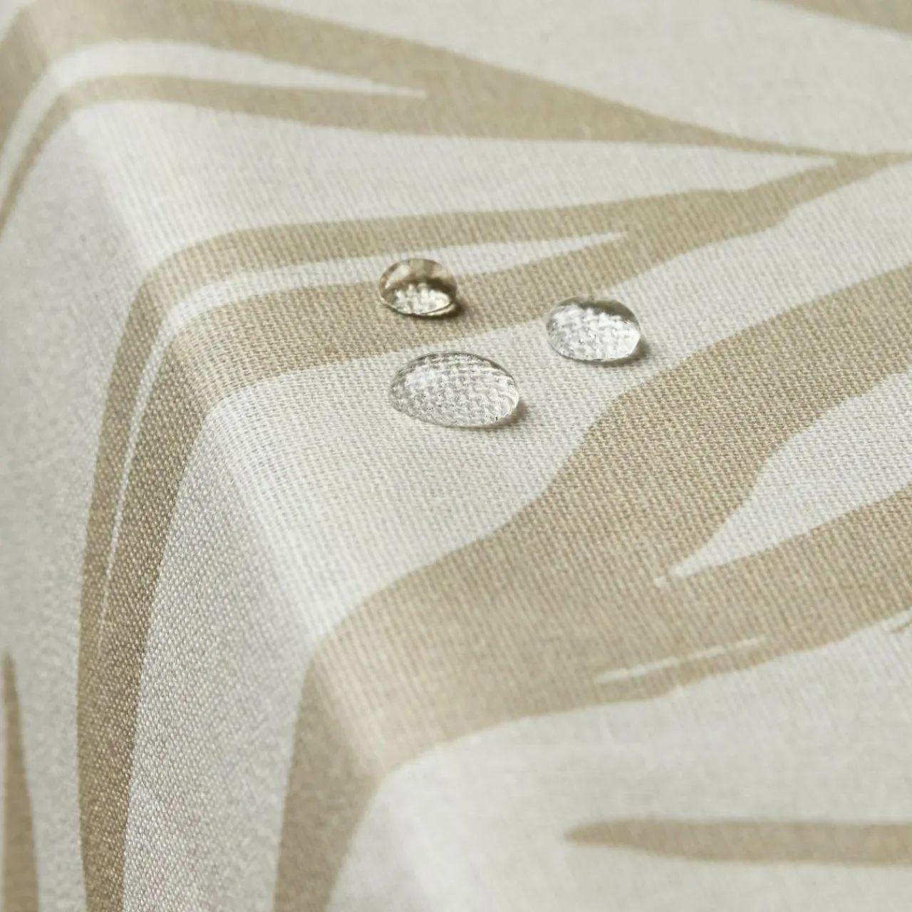 EMINZA Nappe rectangulaire coton enduit (150 x 250 cm) Galice Beige Sale