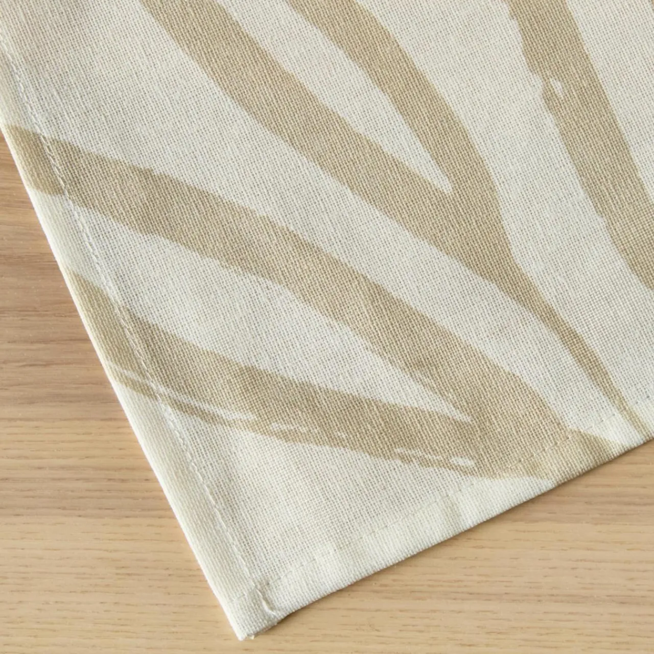 EMINZA Nappe rectangulaire coton enduit (150 x 250 cm) Galice Beige Sale