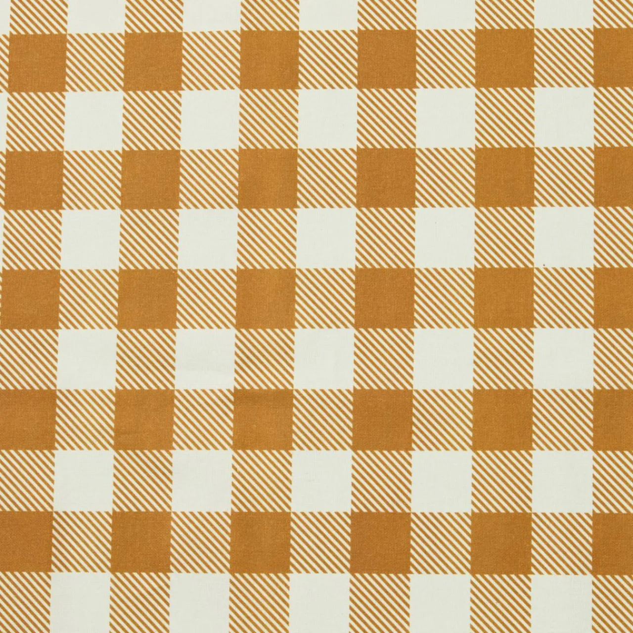 EMINZA Nappe rectangulaire coton enduit (150 x 250 cm) Vichy Jaune moutarde Clearance