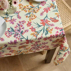 EMINZA Nappe rectangulaire coton enduit (150 x 250 cm) Margot Multicolore Discount