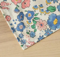 EMINZA Nappe rectangulaire coton enduit (150 x 250 cm) Corolle Multicolore Outlet