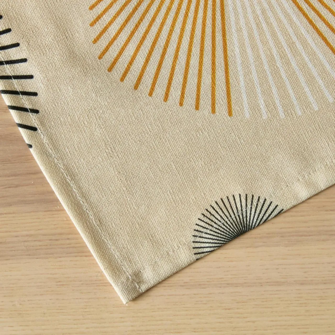 EMINZA Nappe rectangulaire coton enduit (150 x 250 cm) Manhattan Beige Online
