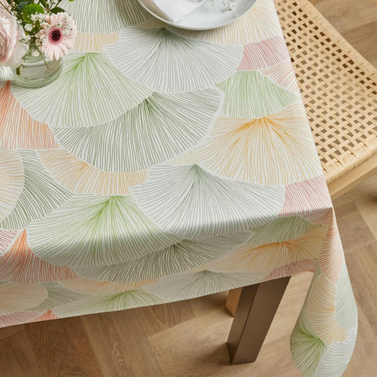 EMINZA Nappe rectangulaire coton enduit (150 x 250 cm) Boston Multicolore Best