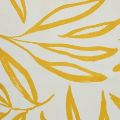 EMINZA Nappe rectangulaire coton enduit (150 x 350 cm) Galice Jaune moutarde Outlet