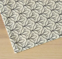 EMINZA Nappe rectangulaire coton enduit (150 x 250 cm) Clara e Gris Sale