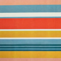 EMINZA Nappe rectangulaire coton enduit (150 x 350 cm) Mandarine Multicolore Best