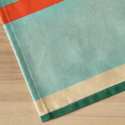 EMINZA Nappe rectangulaire coton enduit (150 x 350 cm) Cervione Multicolore Hot