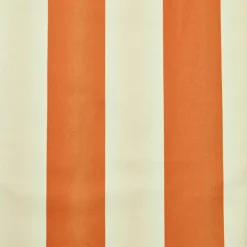 EMINZA Nappe rectangulaire coton enduit (150 x 350 cm) Clementine Orange New