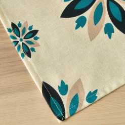 EMINZA Nappe rectangulaire coton enduit (150 x 250 cm) Porto Multicolore