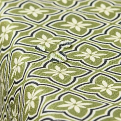 EMINZA Nappe rectangulaire coton enduit (150 x 350 cm) Gloria e Vert New