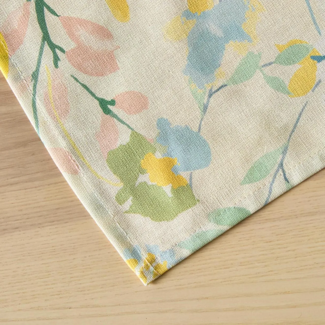 EMINZA Nappe rectangulaire coton enduit (150 x 350 cm) Ornella Multicolore Hot